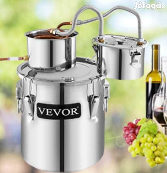 12 Literes Komplett Vízdesztilláló Dupla lepárló (D4642)