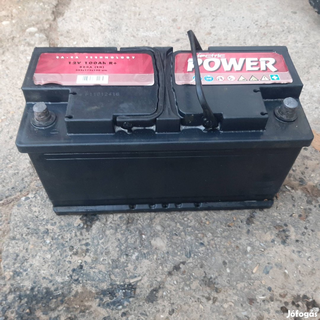 12 V 100 Ah akkumulátor elado bevizsgalt 
