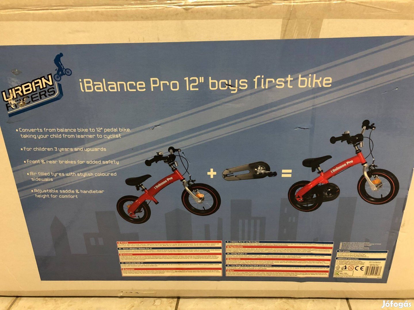 12-os - kettő az egyben - fútóbicikli és bicikli