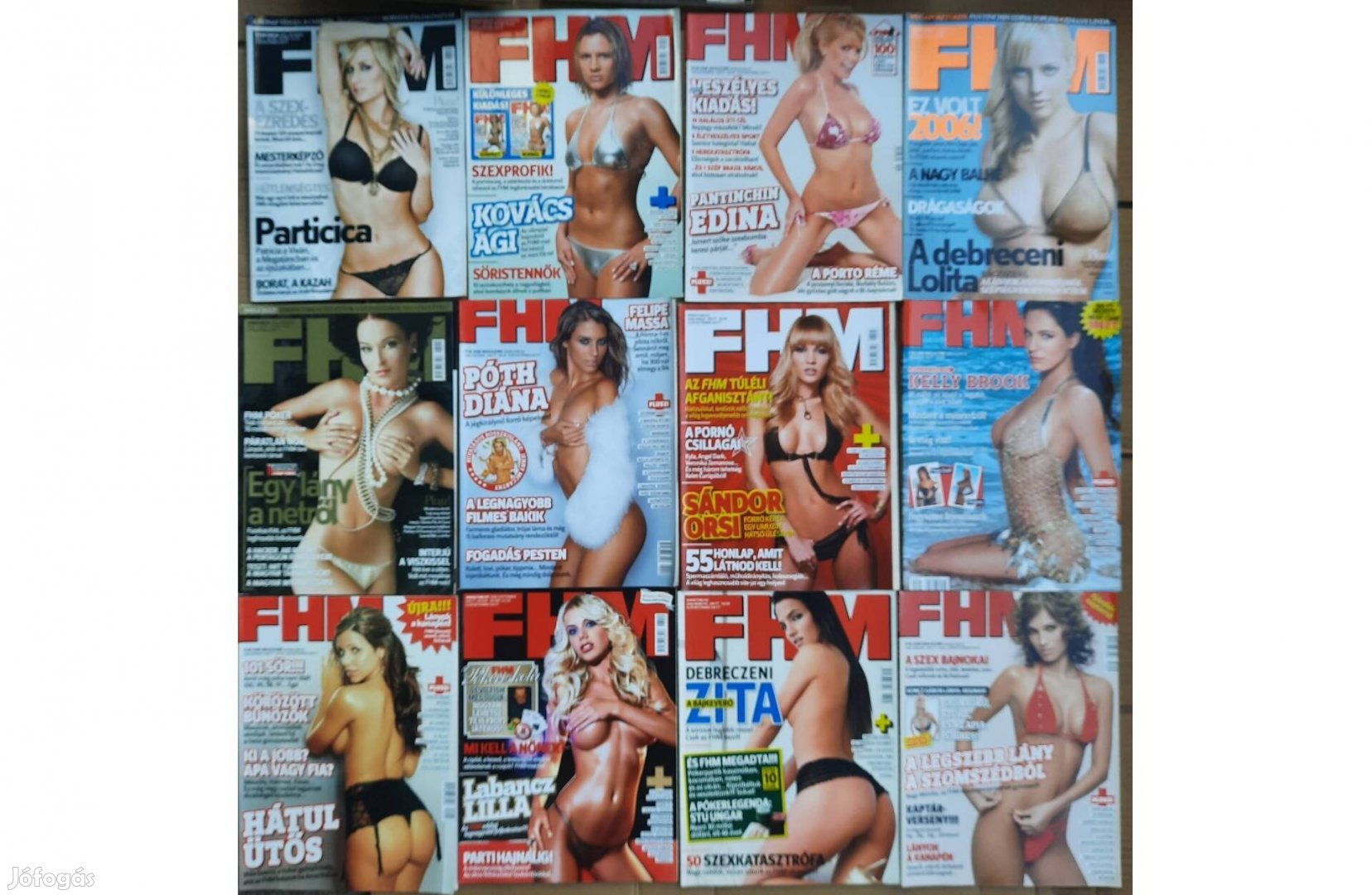 12 darab FHM magazin eladó