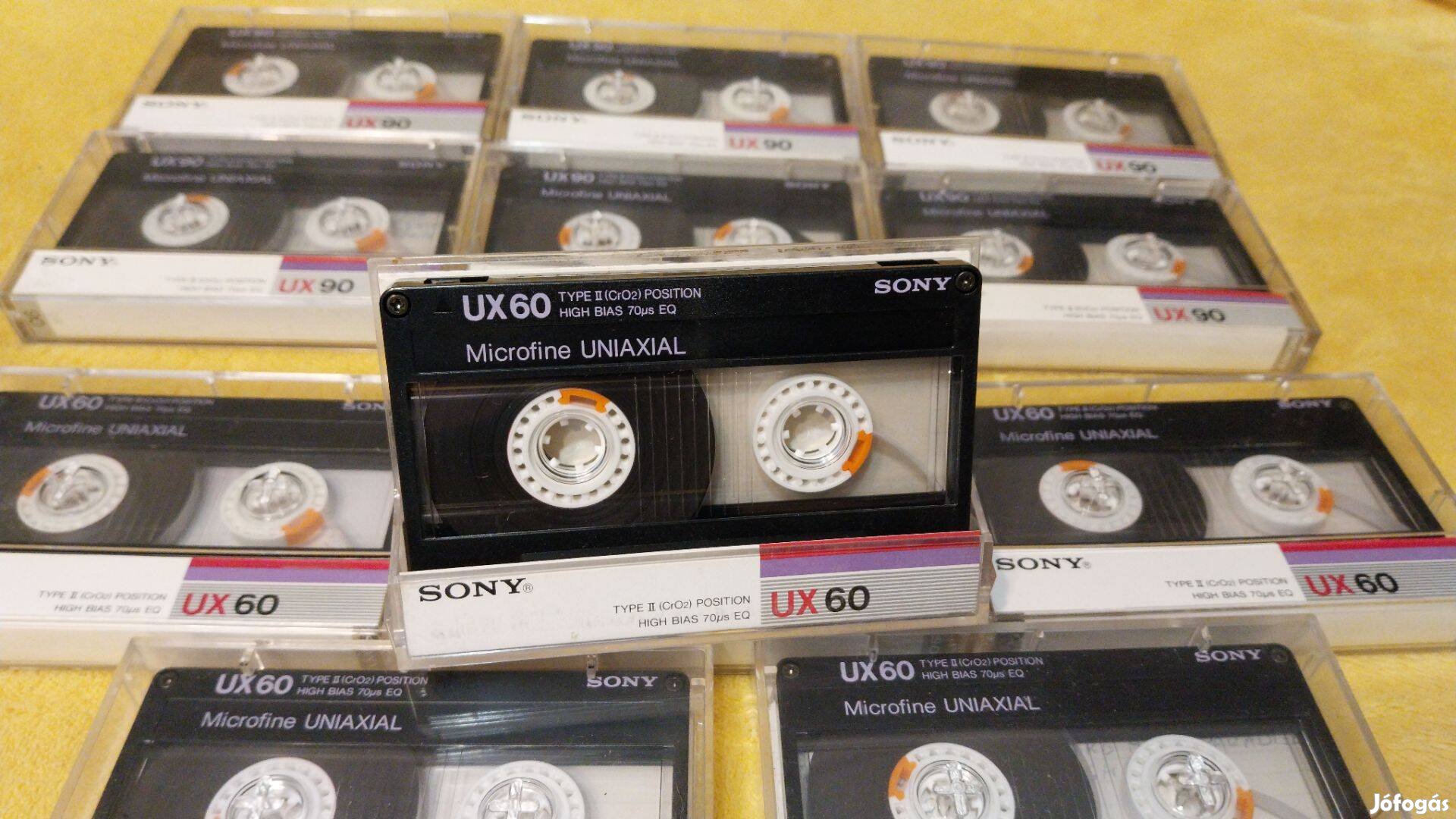 12 darab Sony UX kromos kazetták jó állapotban eladók!