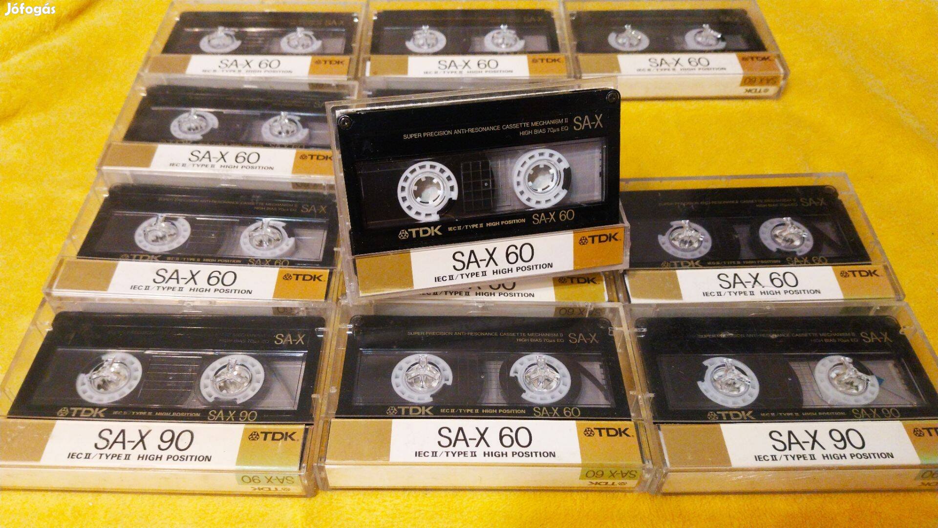 12 darab TDK SA-X chromos kazetták eladók!