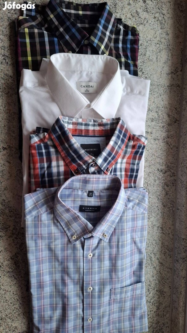 12 darab férfi ing 43-44 -es méret