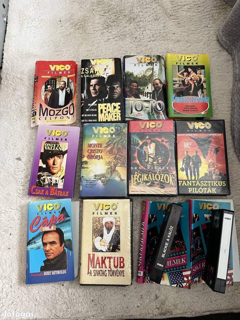 12 darabos vico vhs pakk