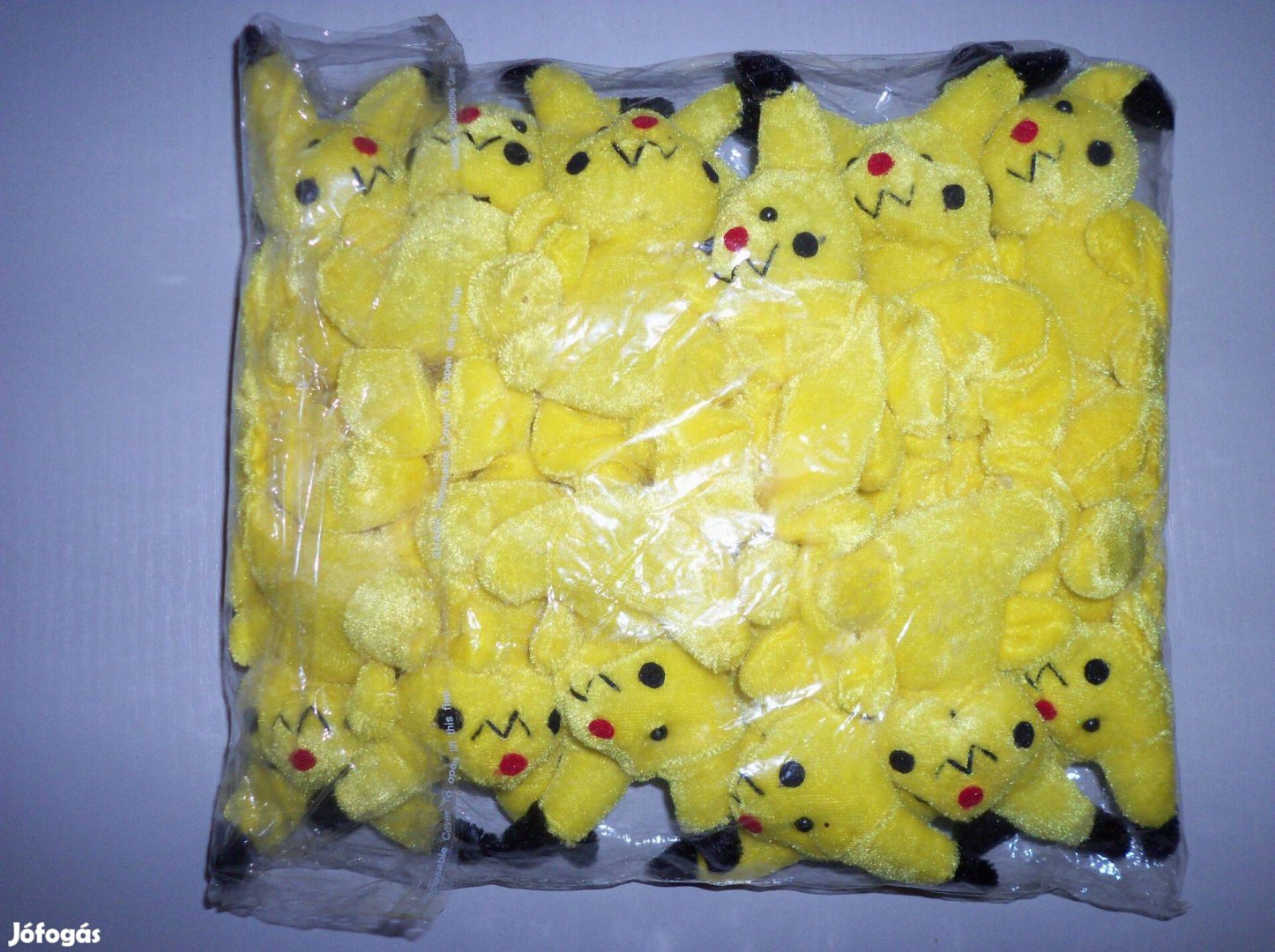 12 db Pokemon Pikachu plüss hajgumi - új