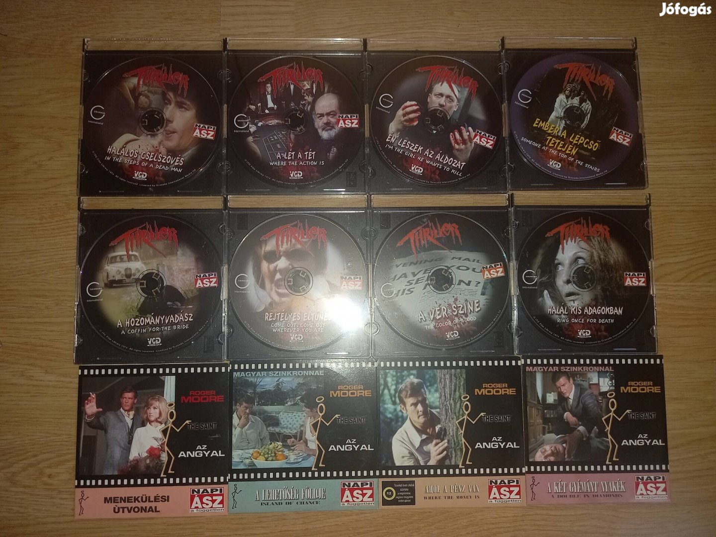 12 db Thriller és Az angyal DVD