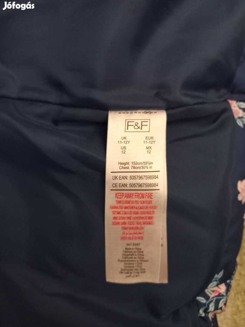 12 éves FFlány kabát