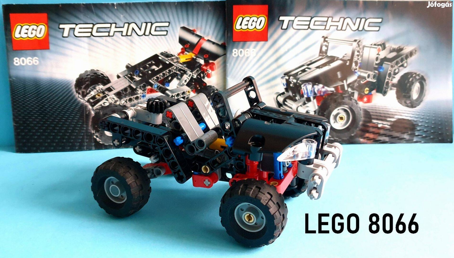 12 éves LEGO Technic 8066 Off-Roader, hiánytalan, jó állapot, útmutató