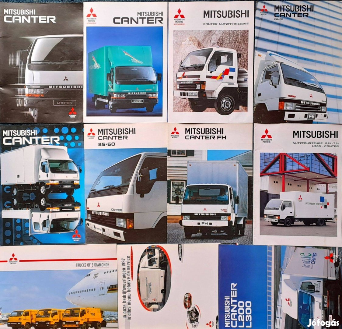 12 féle Mitsubishi Canter prospektus 500-3000 ft között