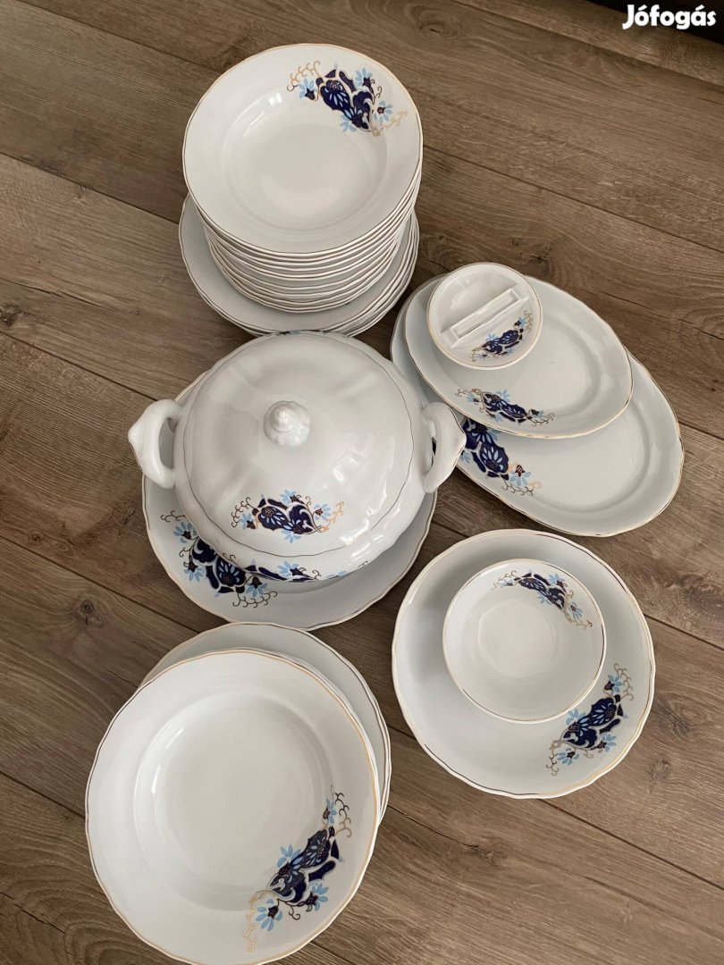 12 személyes porcelán étkészlet