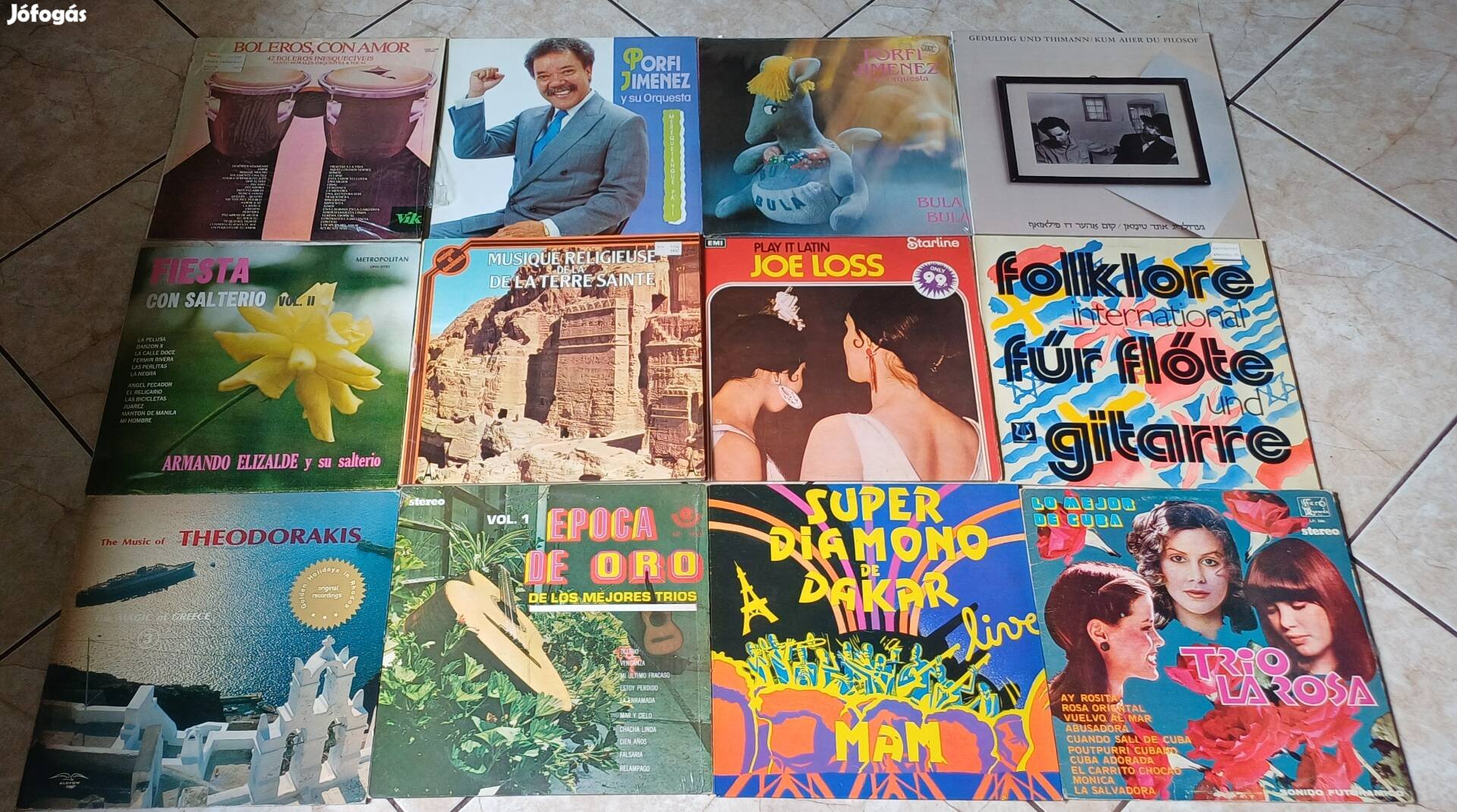 12db világzene bakelit hanglemez csomag