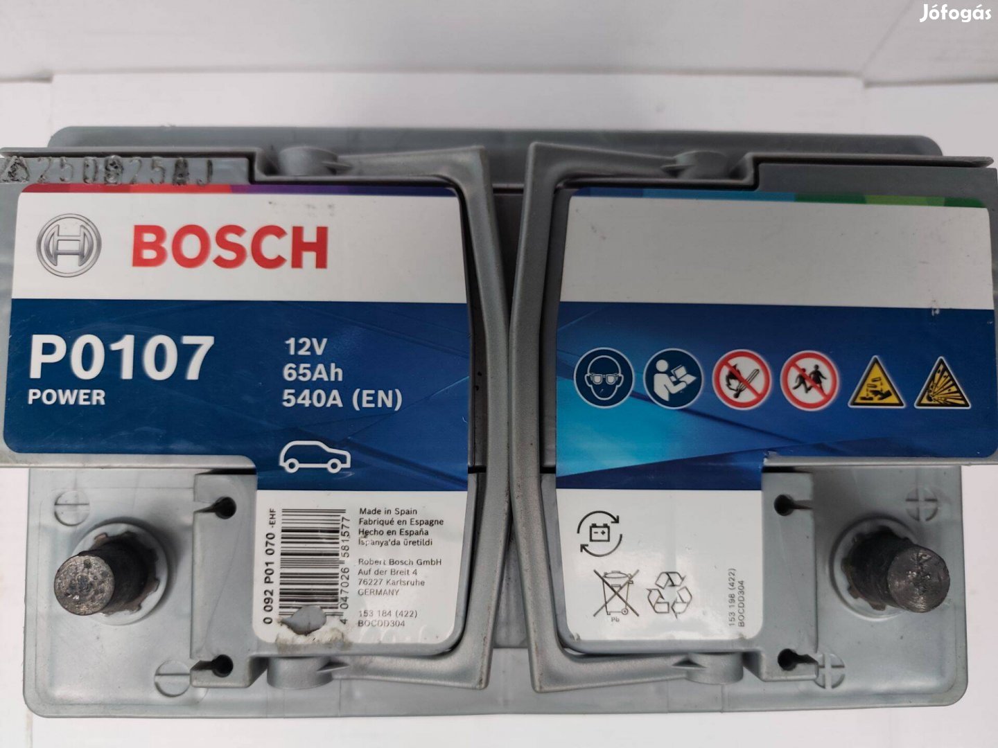 12v65ah Bosch akkumulátor 3 hónap garanciával