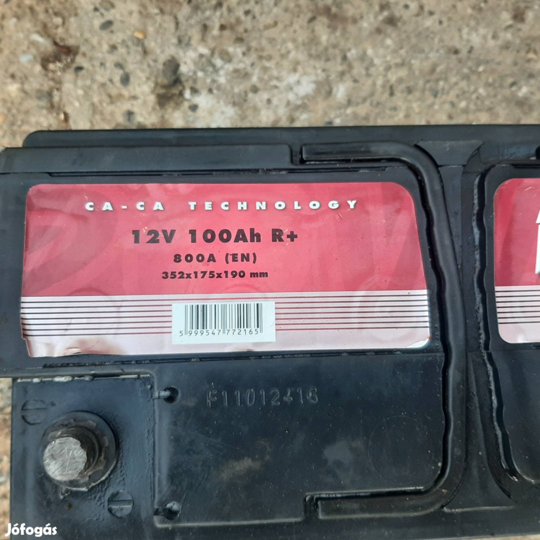 12v 100ah akkumulátor teher auto elado