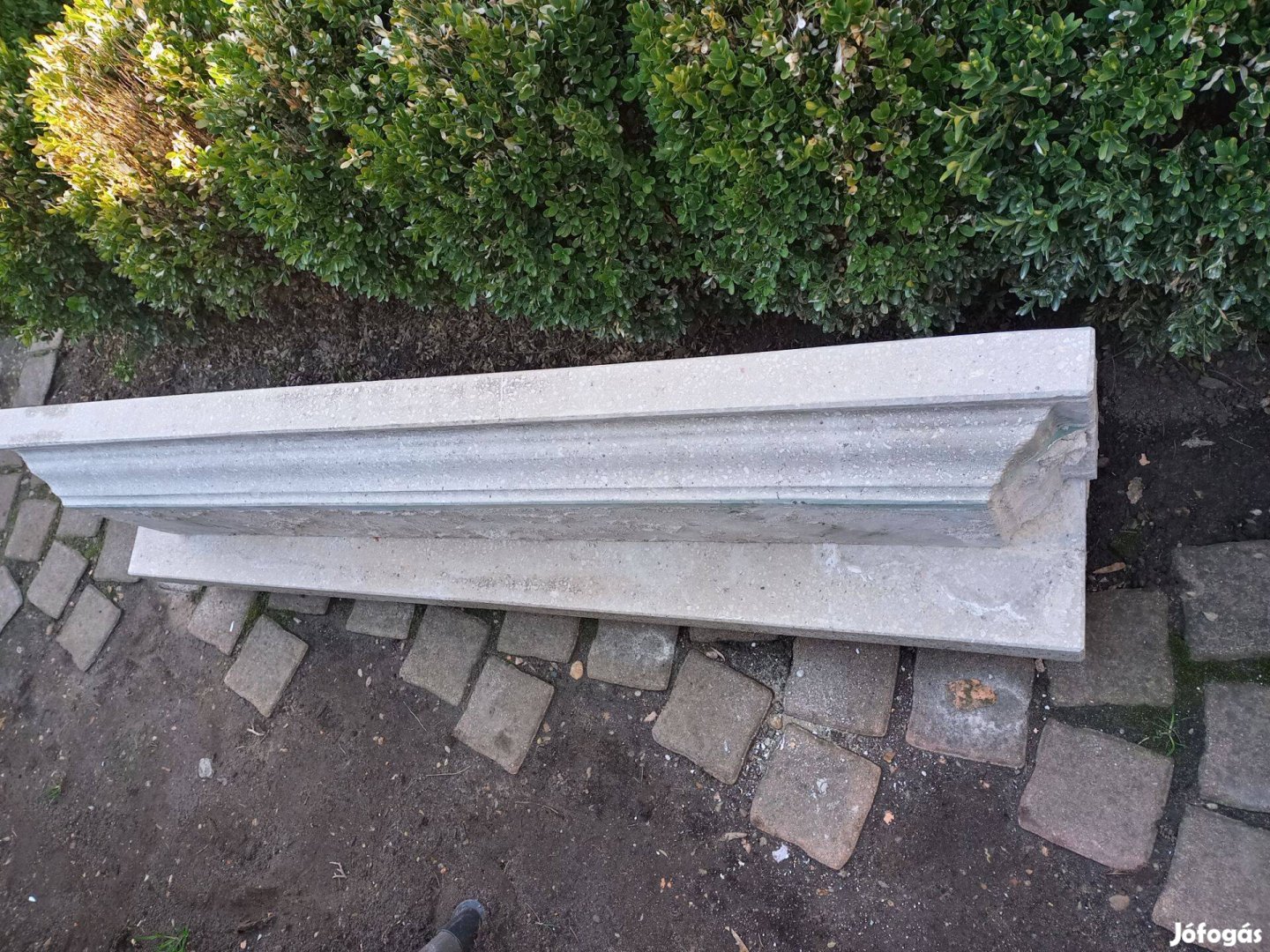 130 cm Húzott mintás szürke műkő ablakpárkány ablak párkány 2 db