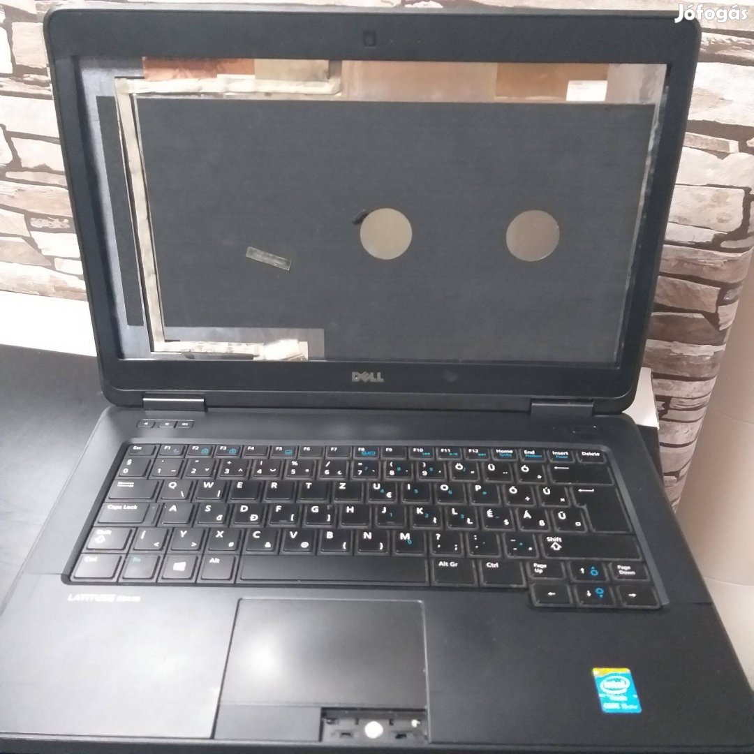 133.Dell E5440 ram,hdd,töltő nélkül.hibás,hiányos,,garancia,visszavásá