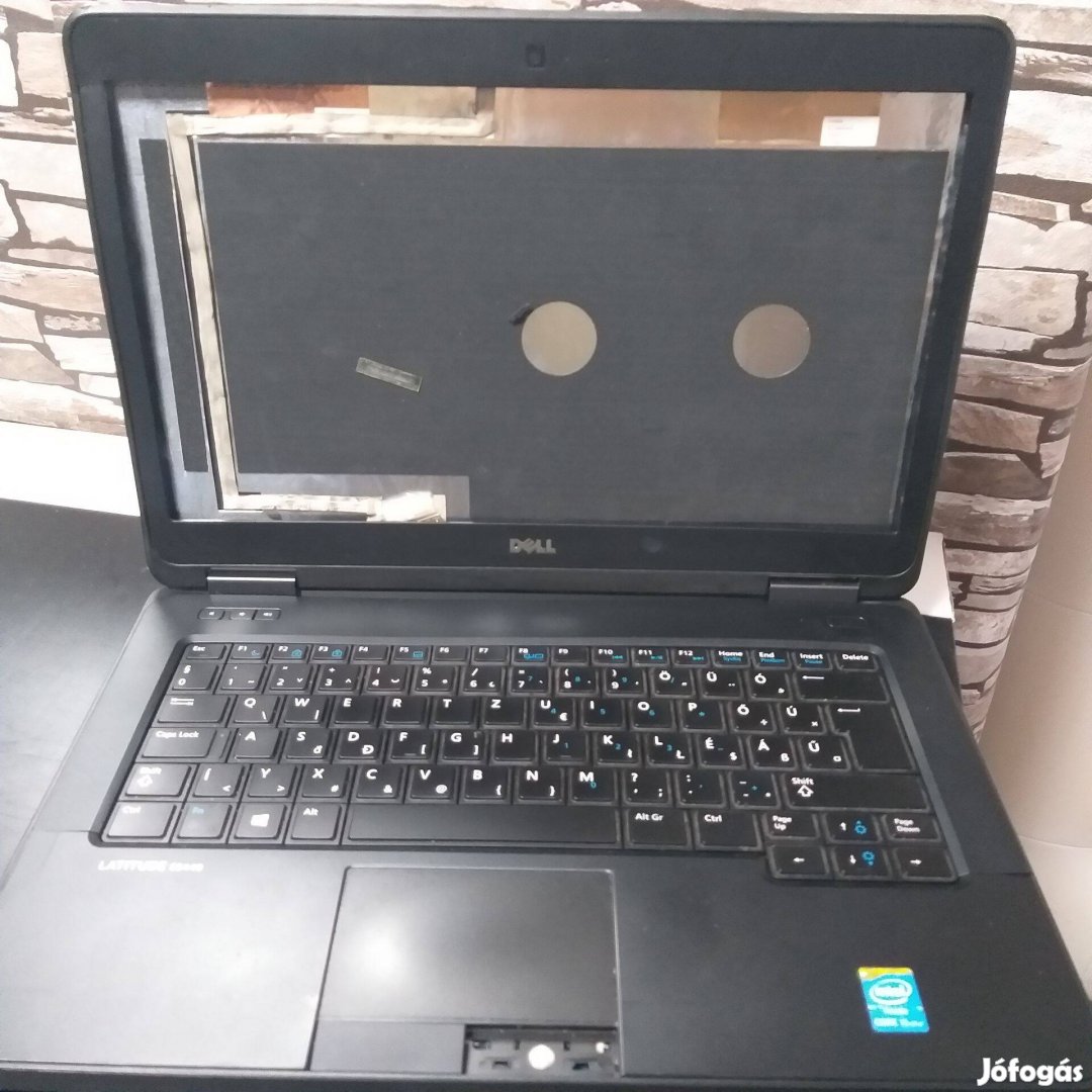 133.Dell E5440 ram,hdd,töltő nélkül.hibás,hiányos,,garancia,visszavásá