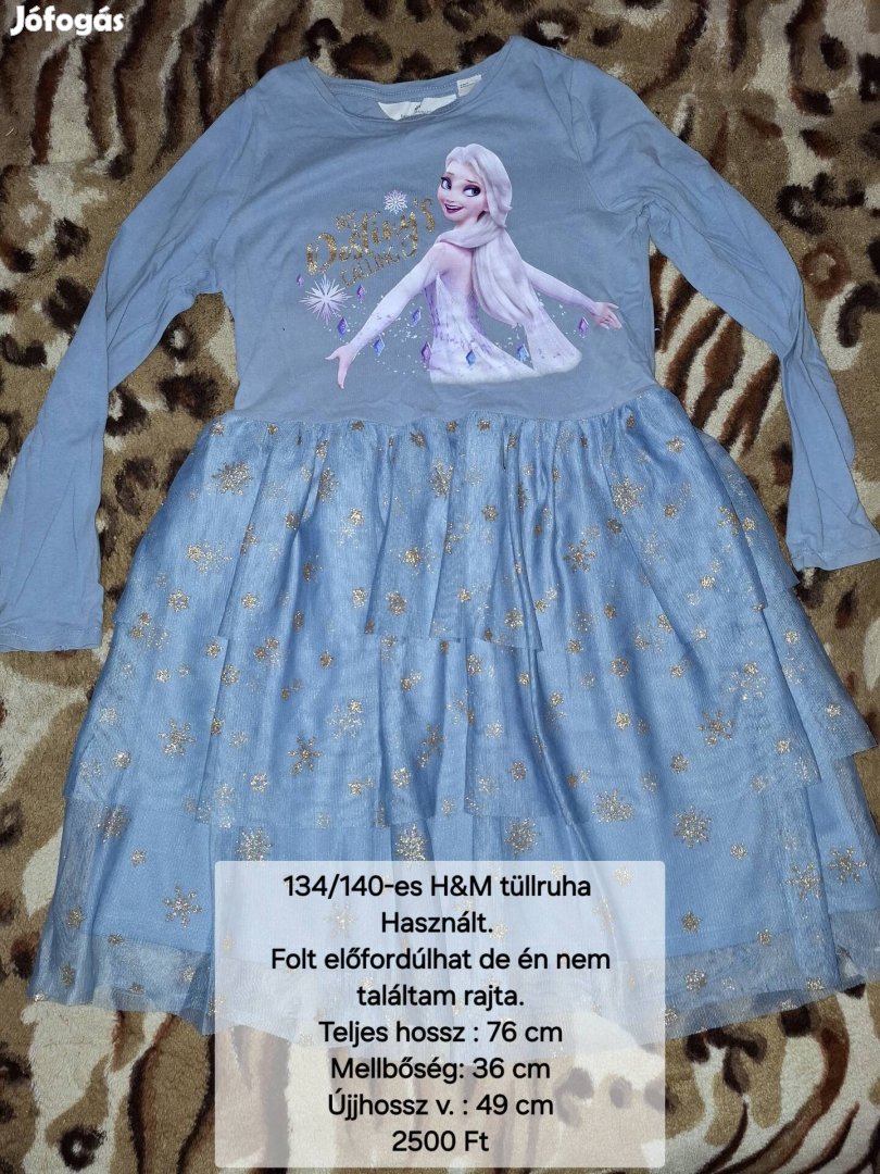 134/140 es H&M tüllruha 