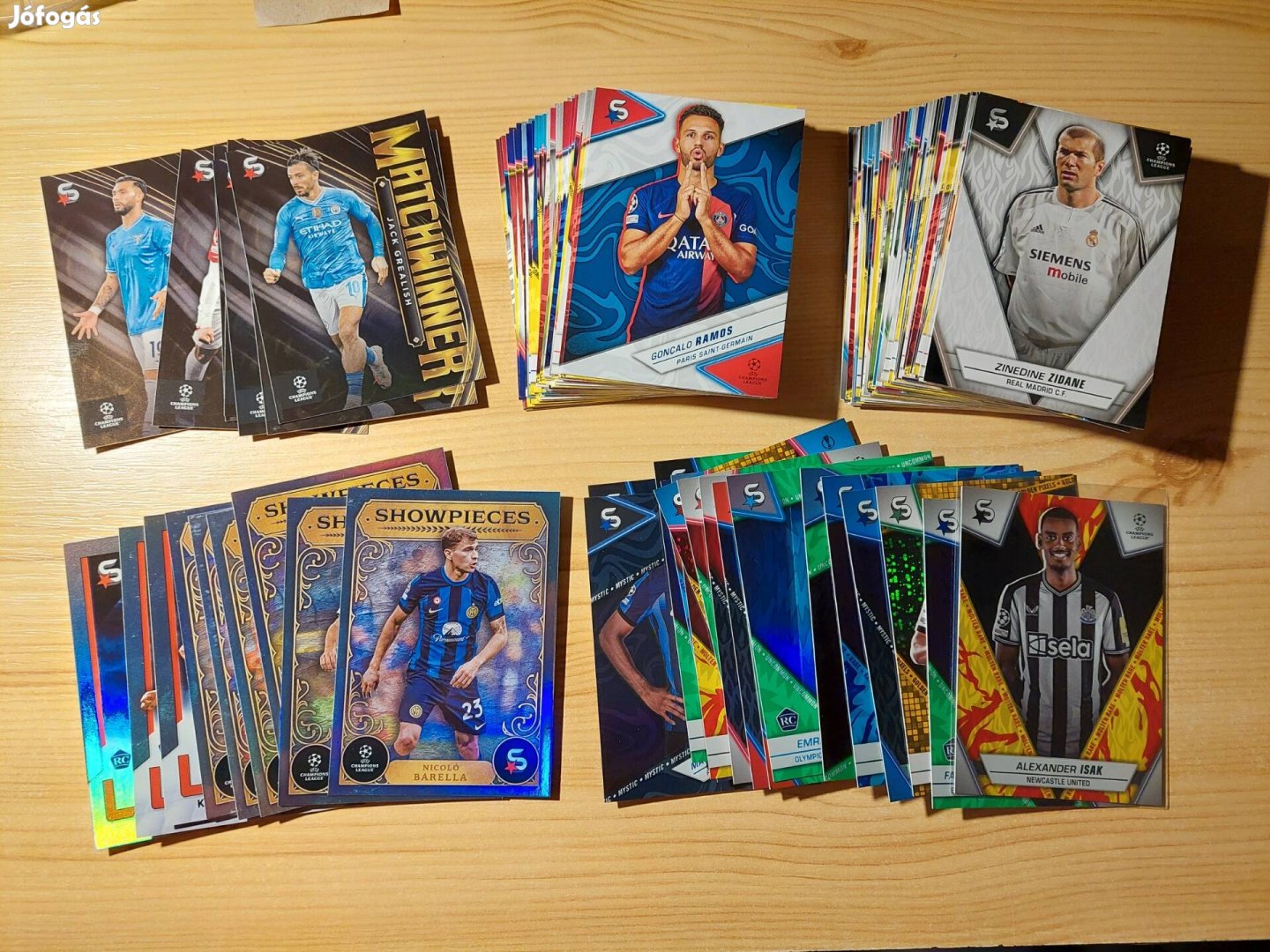 136 db Topps Superstars 23-24 focis kártya 