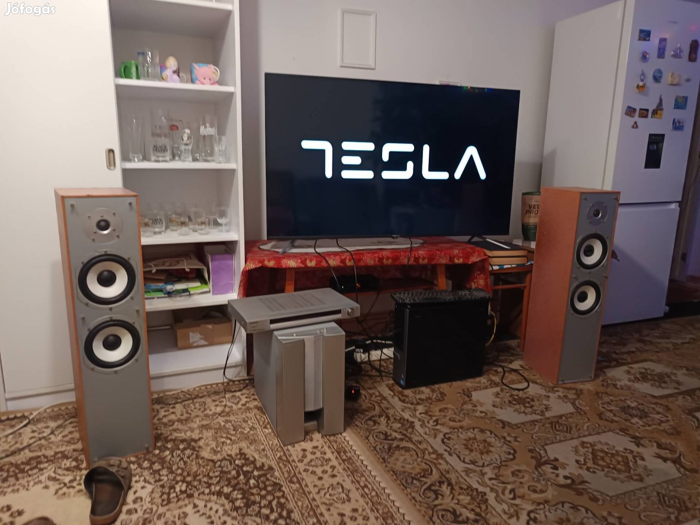 139 cm Tesla prémium uhd smart LED tv és Sony házimozi rendszer