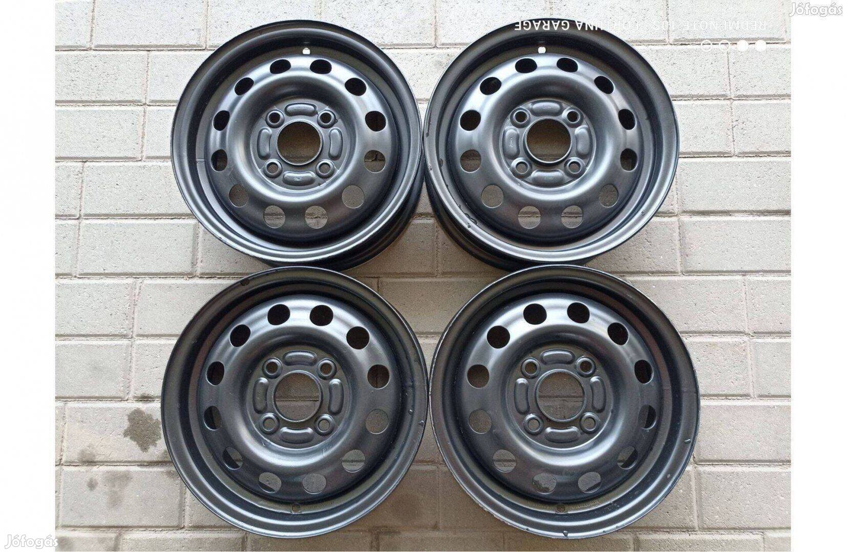 13" 4x108 Ford újszerű lemezfelni garnitúra (R395)