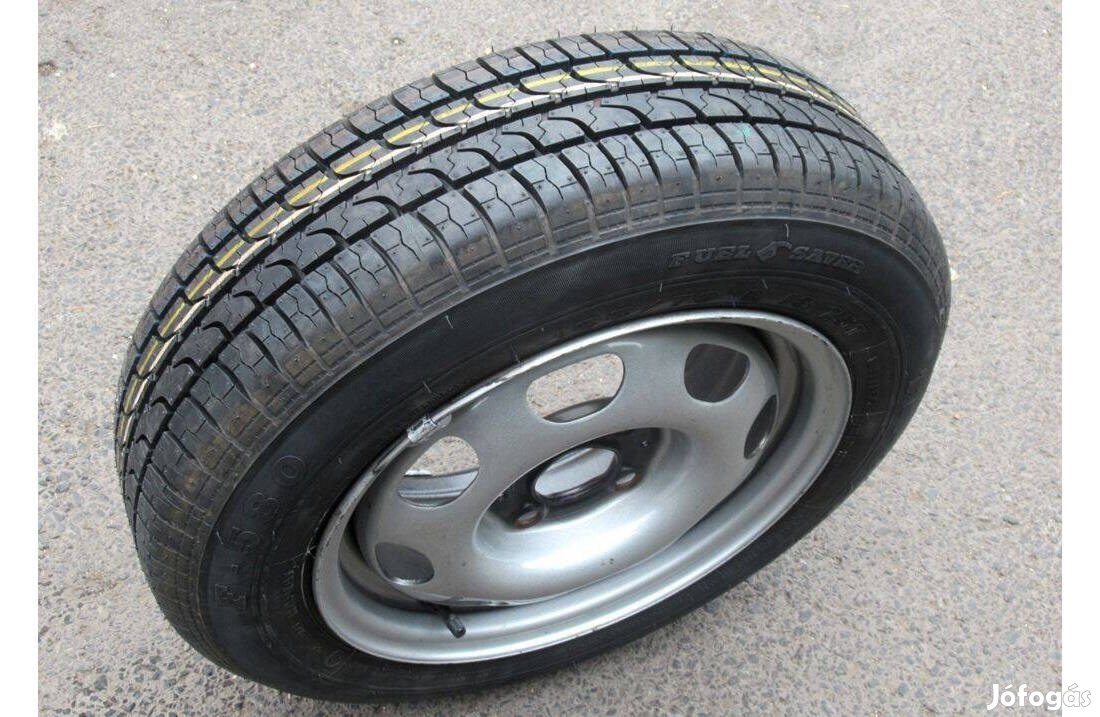 13" VW pótkerék 4x100 felni polo lemezfelni 155/70R13 Firestone gumi