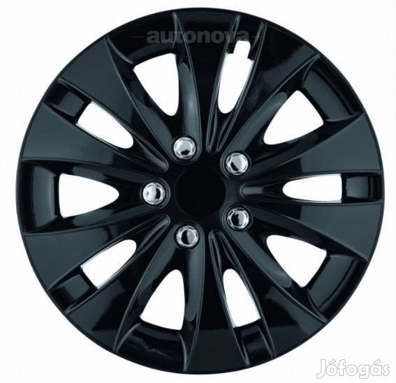 13"-os Storm Chrome Black dísztárcsa garnitúra (4darab)