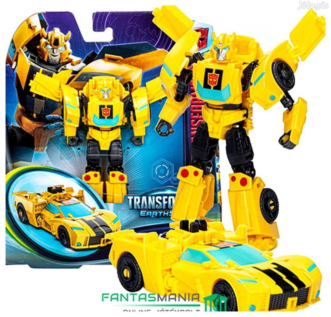 13 cm Transformers figura Bumblebee Űrdongó Warrior Class Earthspark
