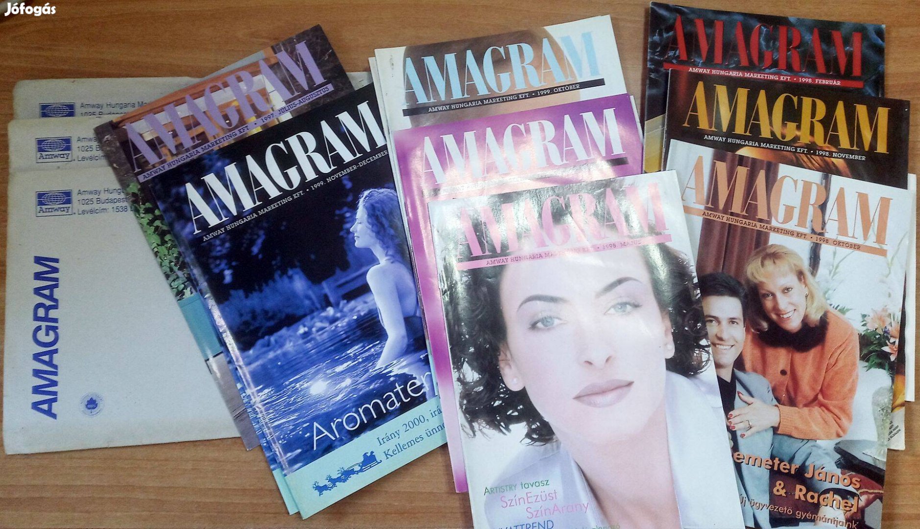 13 darab Amagram (Amway) magazin 1997, 1998, 1999 évjáratból