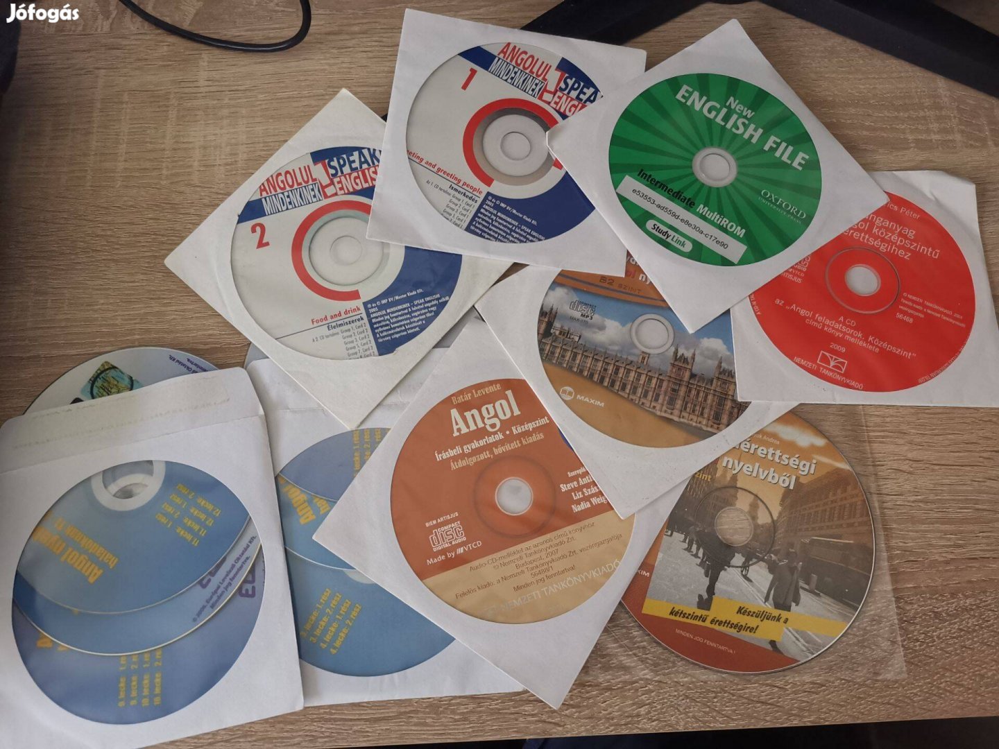 13 db Angol nyelvű oktató cd próbaérettségi közép és emelt szint