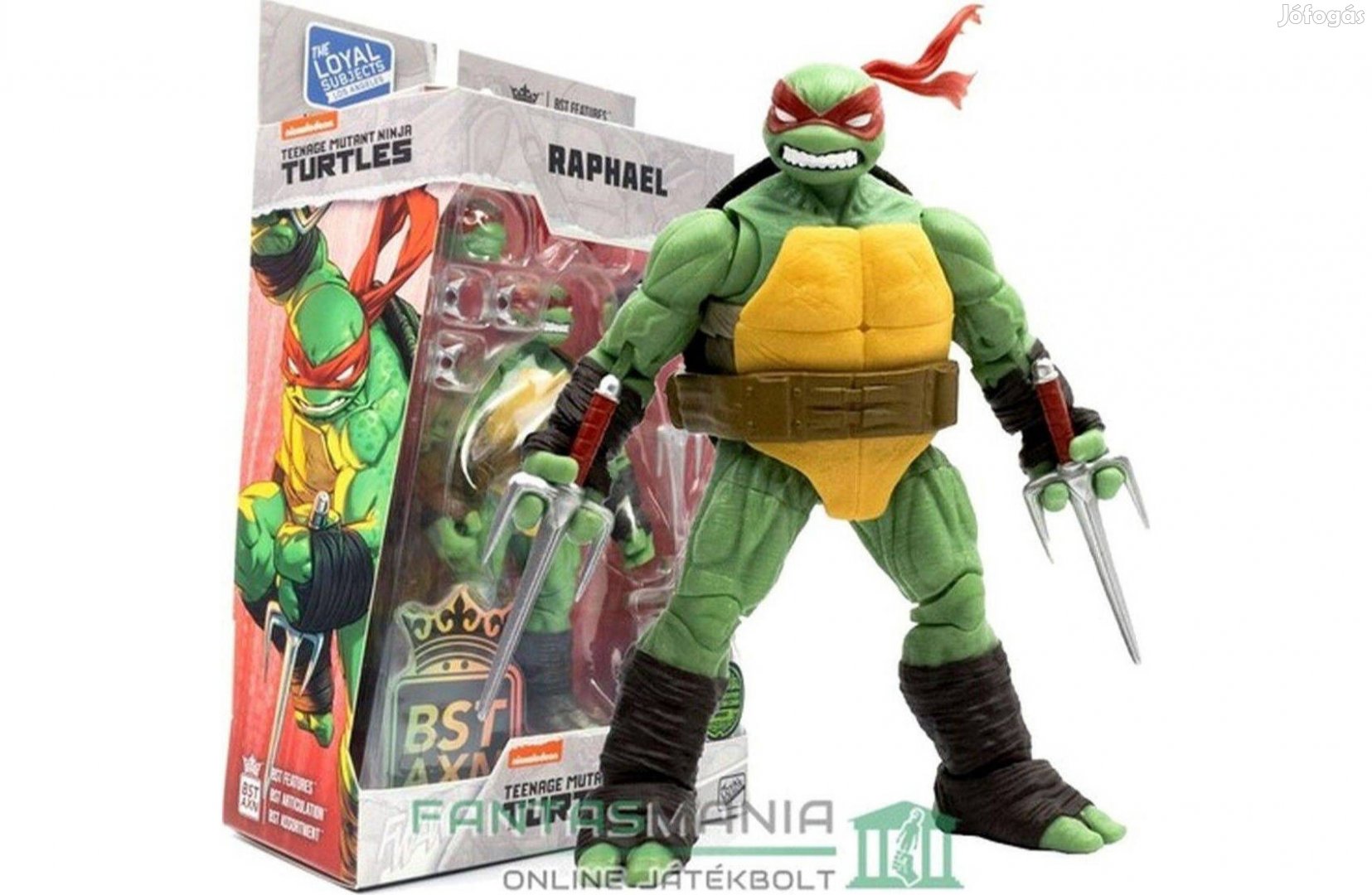 13cm Tmnt Tini Nindzsa Teknőcök Raffaello Raphael Ninja Teknős figura