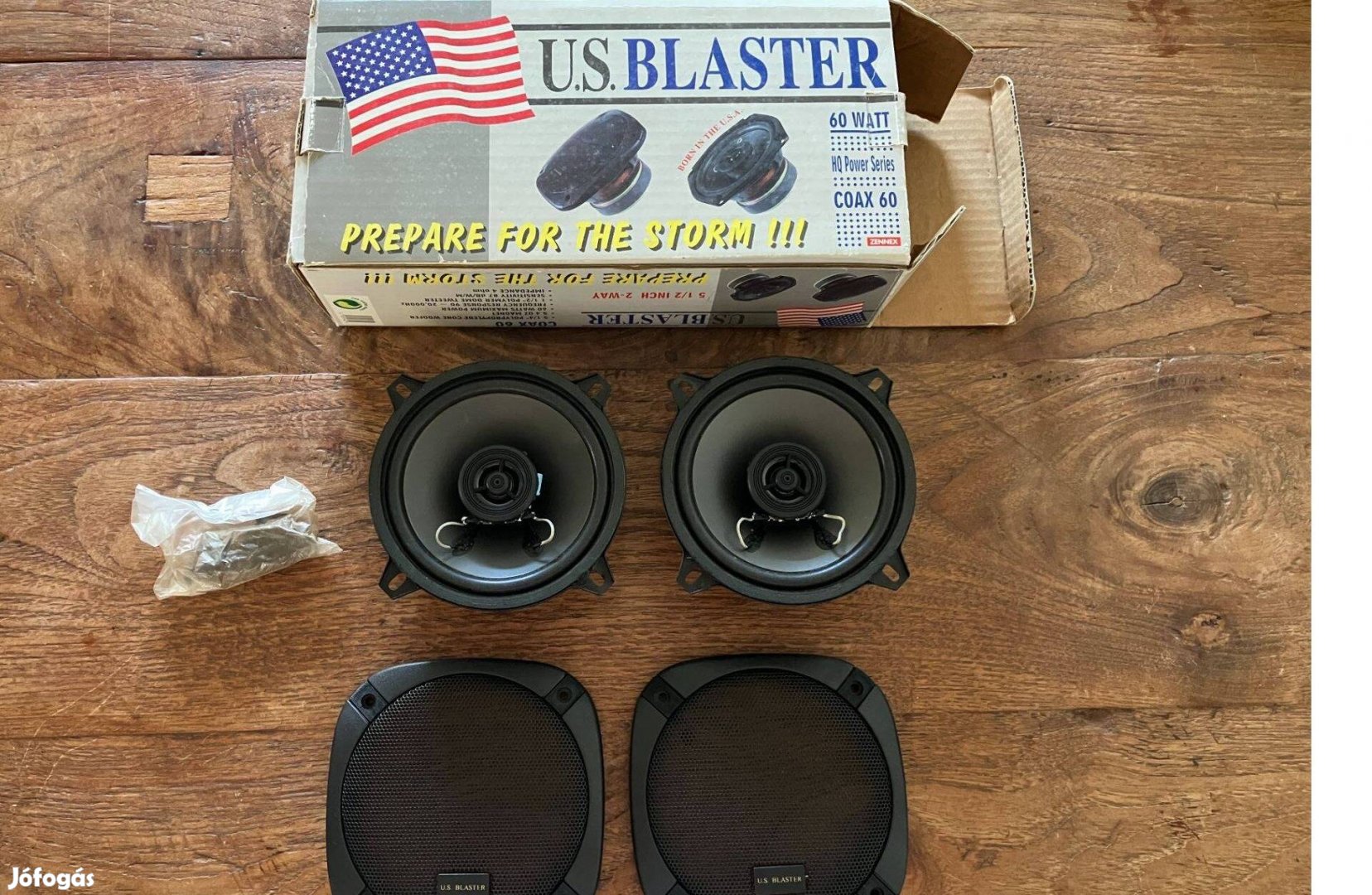 13cm US Blaster hangszóró autóba , 2 utas - Új! 60 Watt