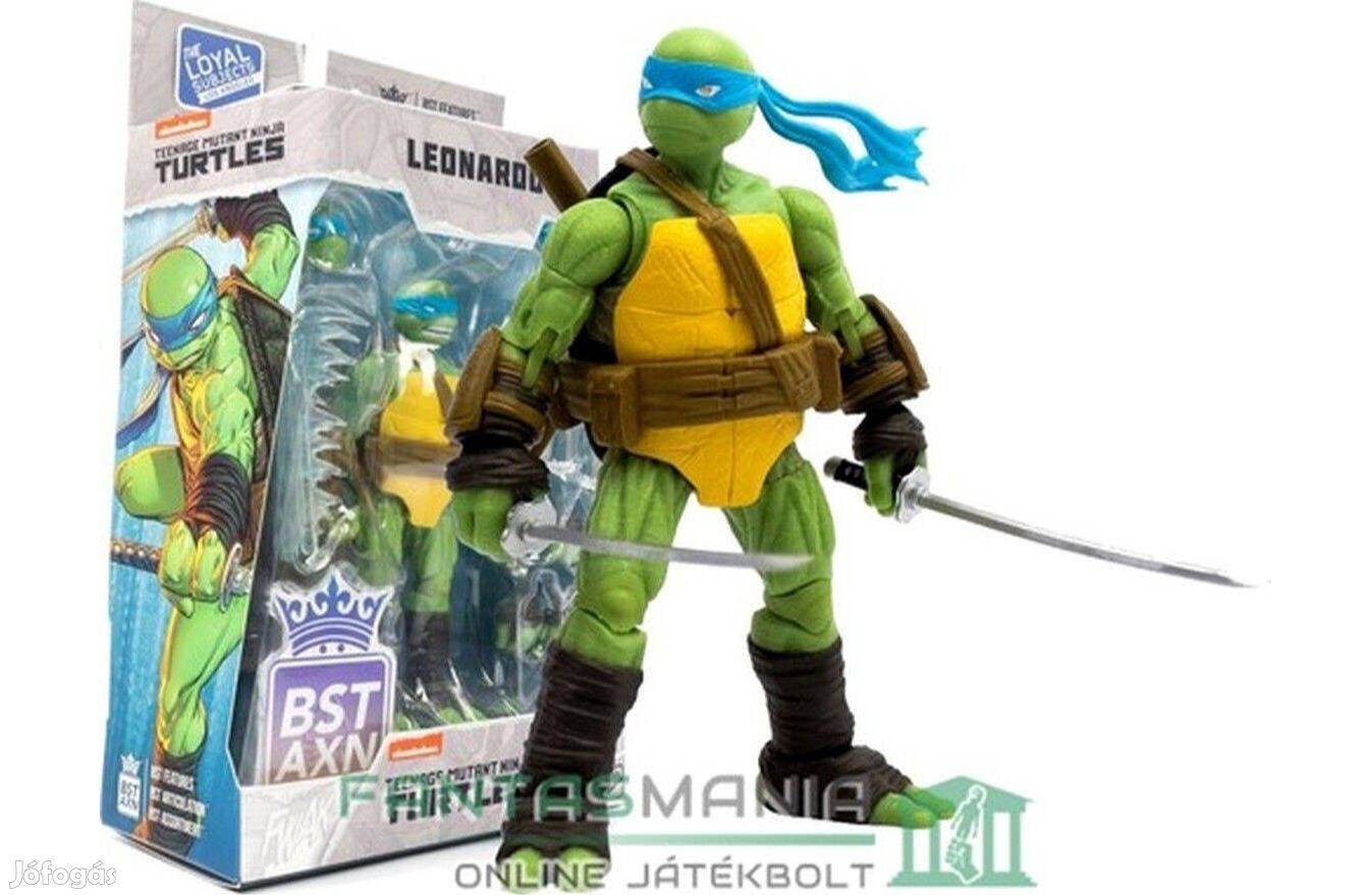 13cmes Tmnt Tini Nindzsa Teknőcök Leonardo Ninja Teknős figura