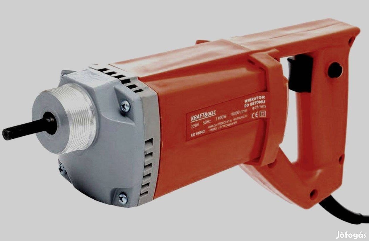 1400 Watt-os lengyel betonvibrátor, tűvibrátor 2 méteres tömlővel !