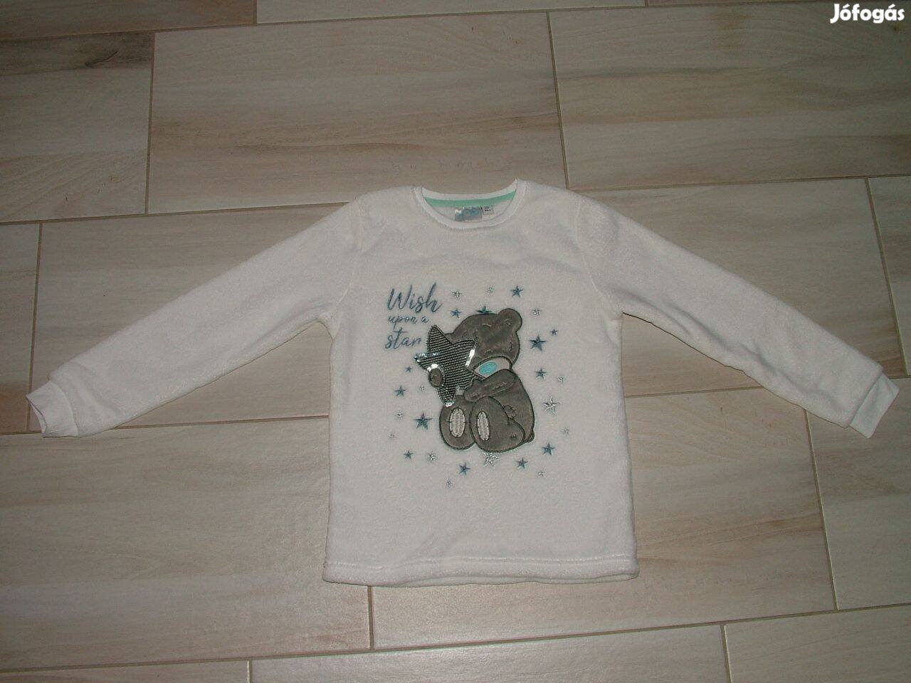 140-146-os méretű F&F márkájú vastag macis pizsama