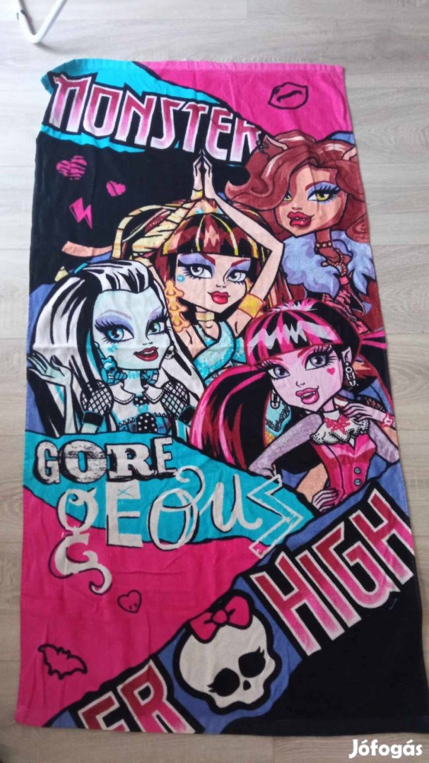 140*70 cm Monster High újszerű törülköző 700 Ft