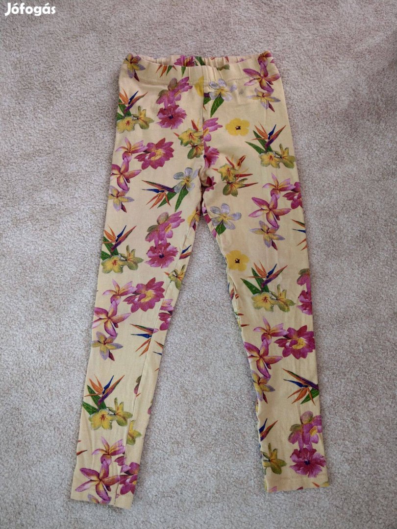 140 -es mintás pamut leggings 9-10 éves nagylányra, 68 cm