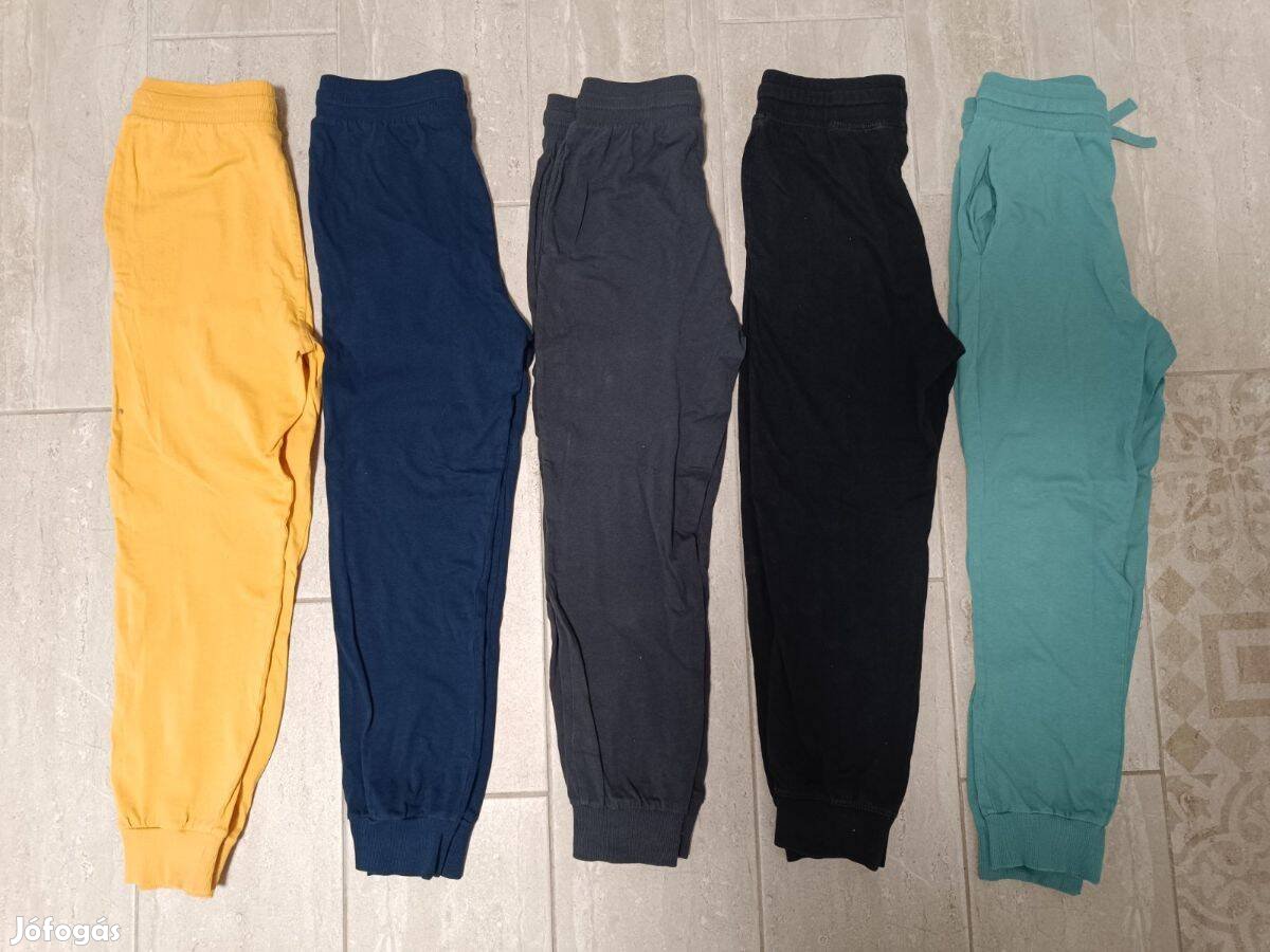 140-es H&m melegítő nadrág jogger 5 db