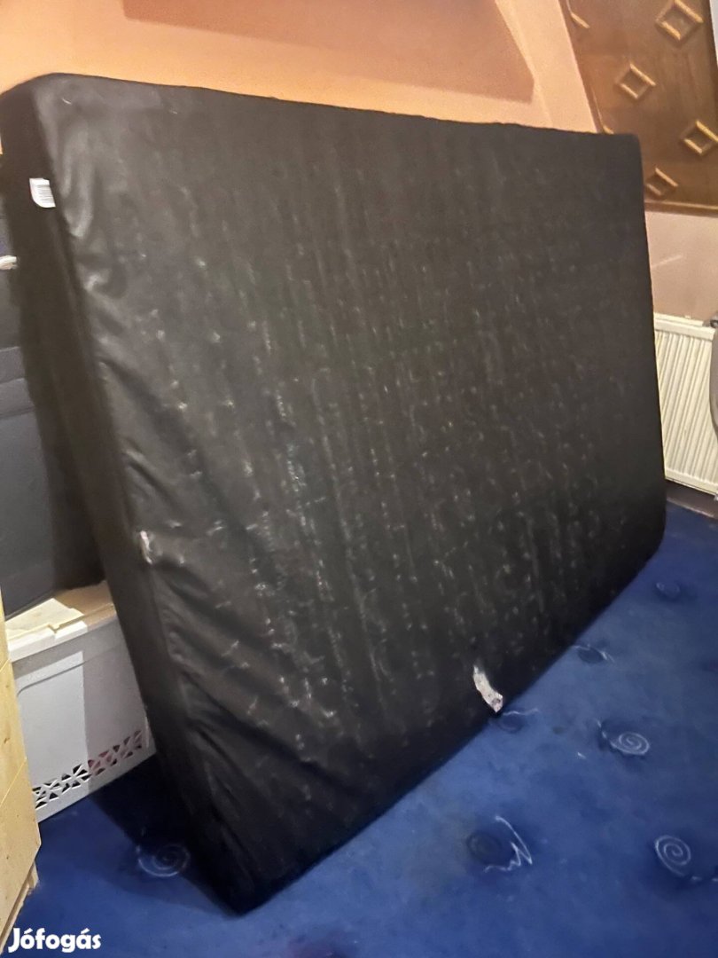 140x200 rúgós matrac fekete