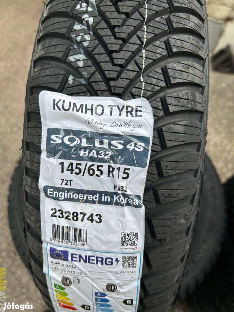145/65R15 Kumho Solus 4S HA32