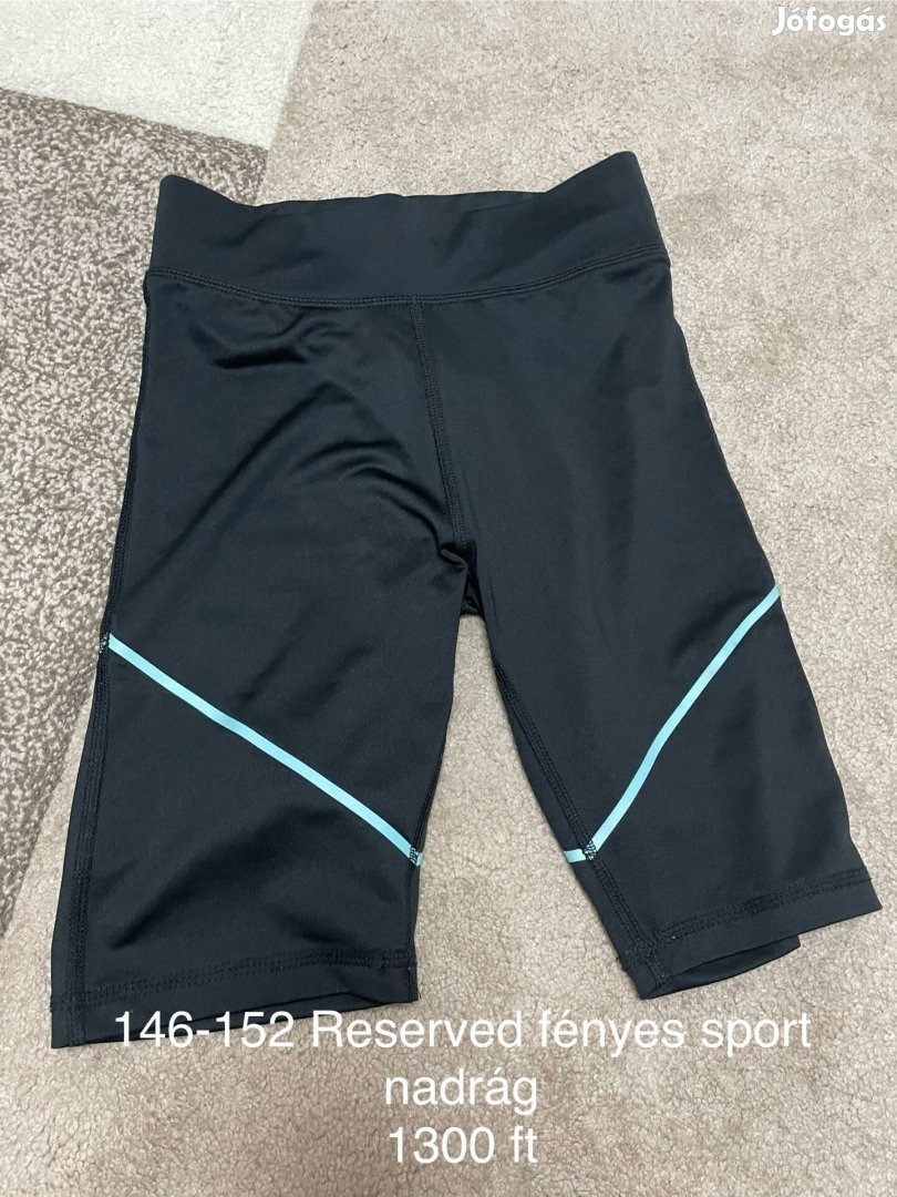 146-152-es Reserved fényes leggings sport nadrág