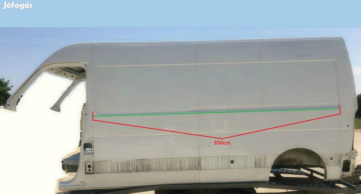 14 Renault master Opel movano L3 H2 Negyed oldalfal Karosszéria kaszni