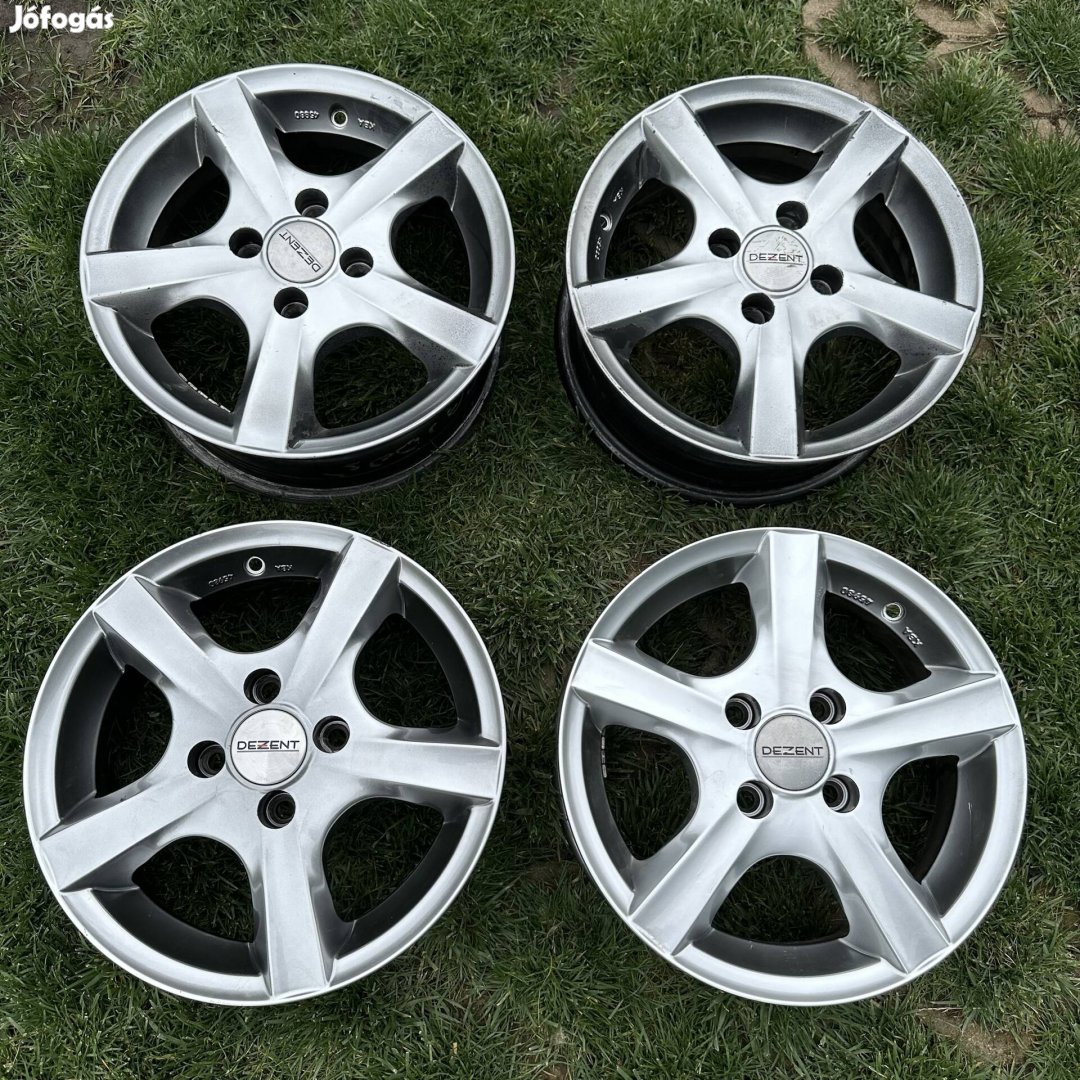 14" 4x100 5,5J ET38 Dezent Germany alufelni eladó!