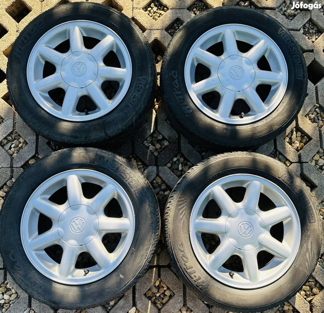 14" 4x100 6J ET45 Volkswagen alufelni eladó! Gumival is!