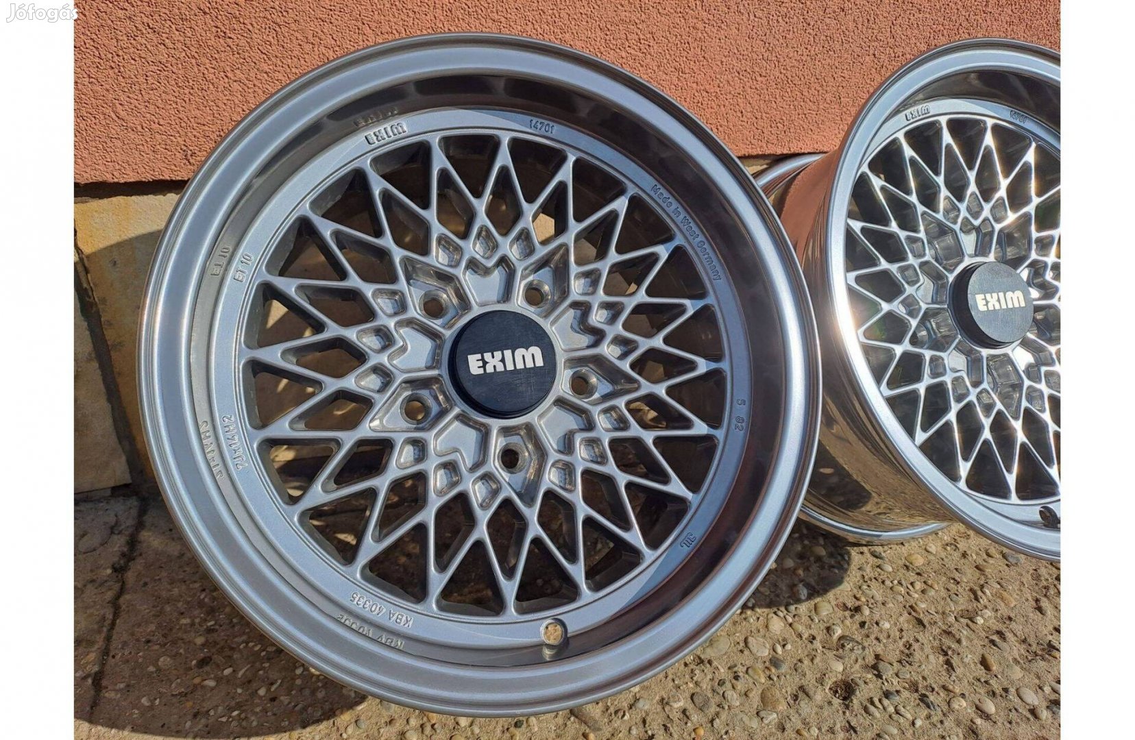 14" Exim 14701 (1982) BMW / Opel 5X120 alufelnik Vibro polír!