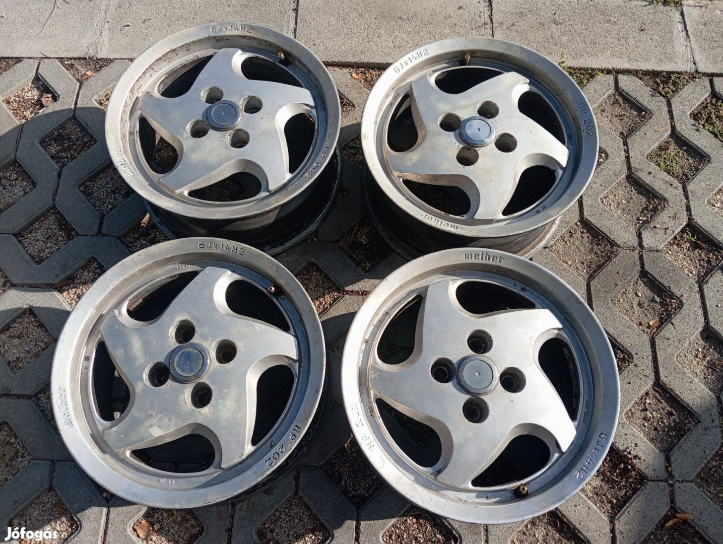 14" Melber HP 202 Retro VW Alufelni garnitúra 4x100-as 6jx14 ET35