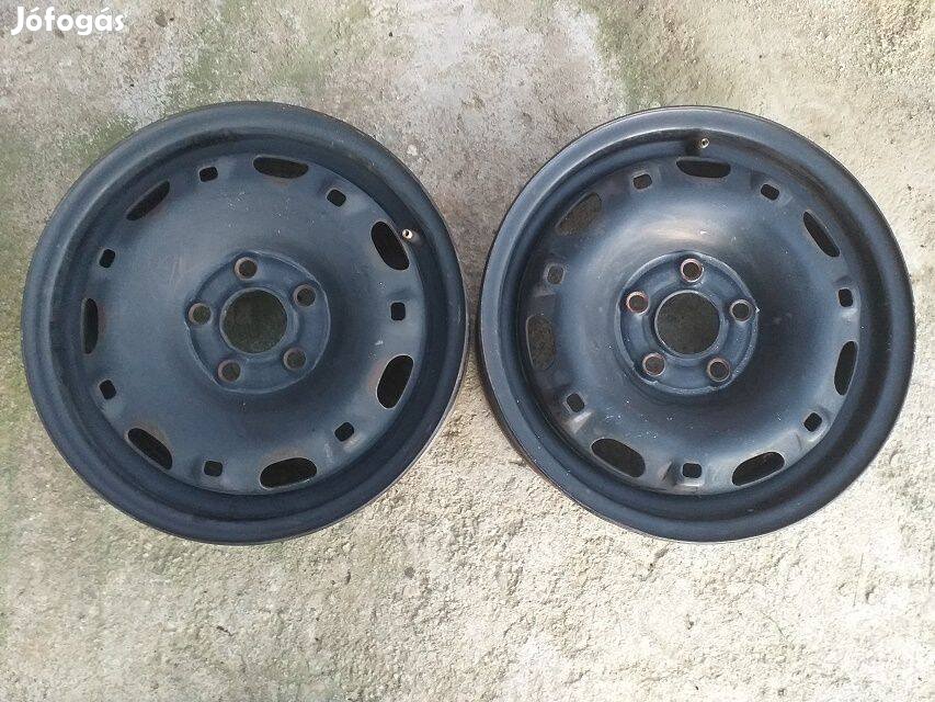 14" VW Polo Seat Ibiza Skoda Fabia lemezfelni 2db 5x100