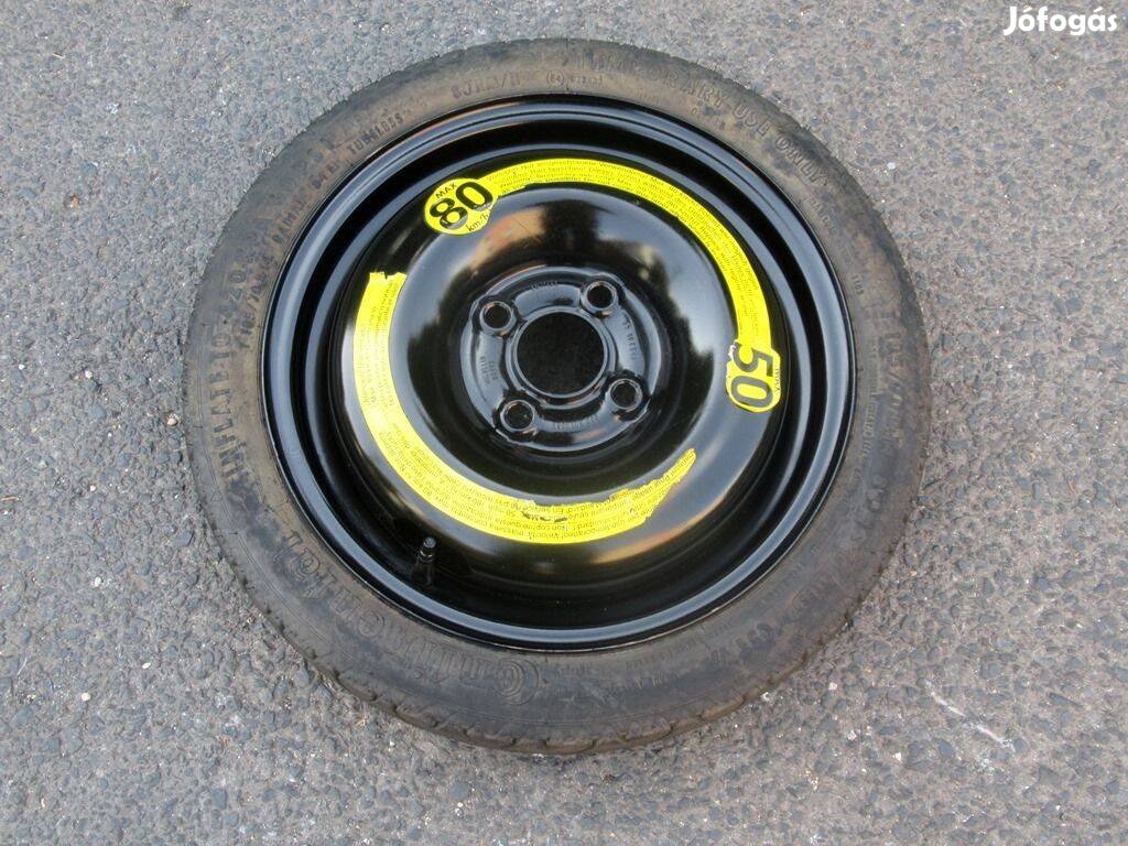 14" VW gyári mankókerék pótkerék 4x100 pót felni Polo kerék Seat Skoda