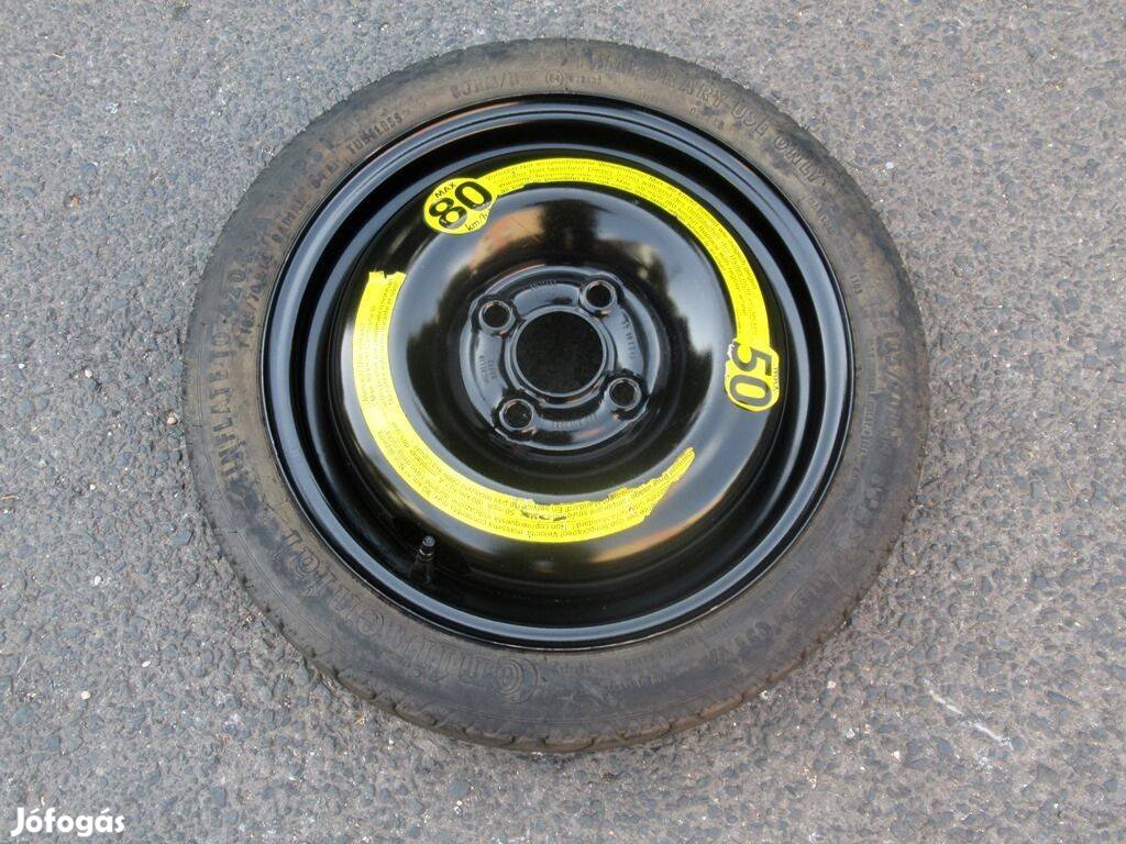 14" VW gyári mankókerék pótkerék 4x100 pót felni Polo kerék Seat Skoda