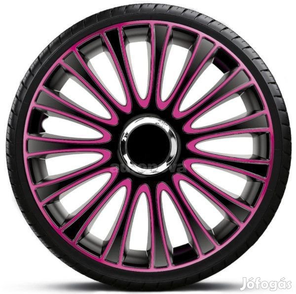 14"-os Lemans Pro Pink-Black dísztárcsa garnitúra (4darab)