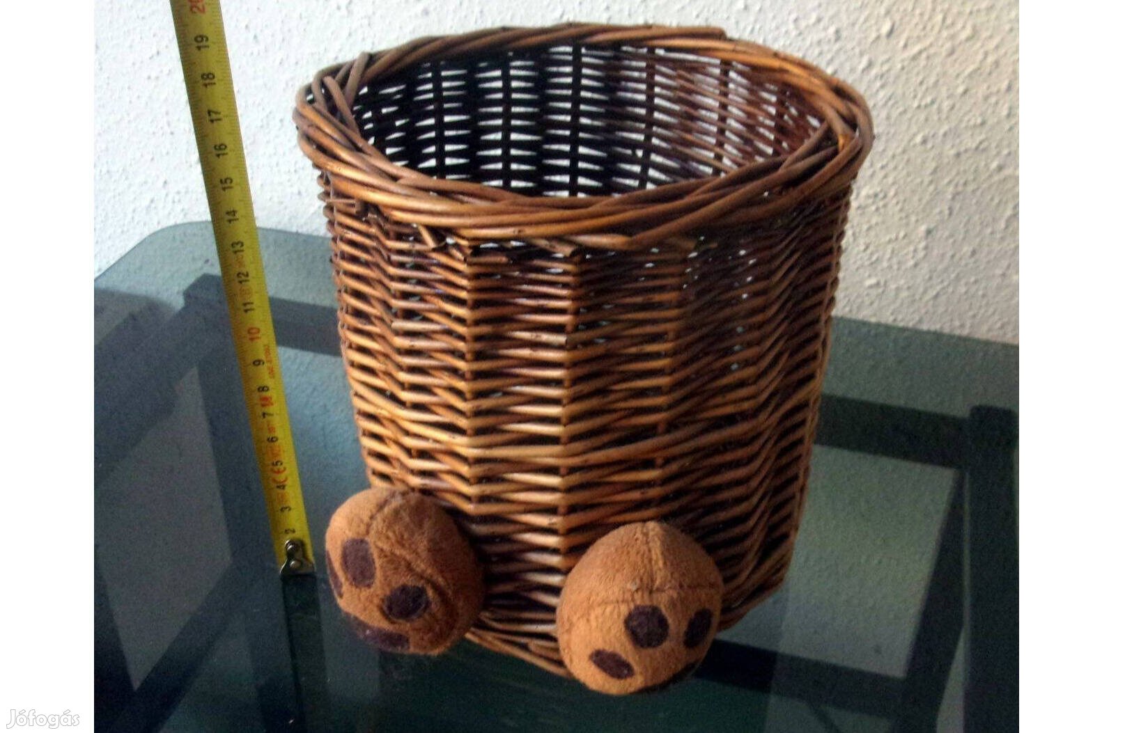 14 cm átmérőjű kosár kaspó virágtartó Újpest központ